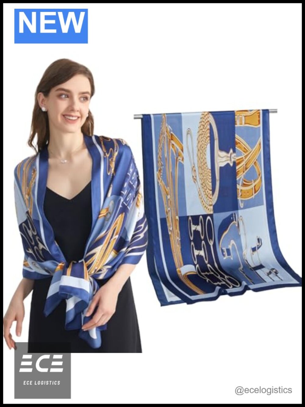 100% Mulberry Silk Scarf Shawl Wrap Women Hair Neck Scarf Evening Dress